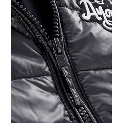 Babyhug Full Sleeves Hooded Quilted Jacket - Red