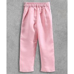 Babyhug Half Sleeves Full Length Kurta With Pants & Dupatta - Light Pink