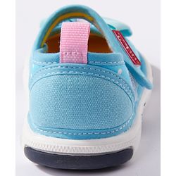 Cute Walk by Babyhug Canvas Shoes Bow Applique - Blue