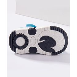 Cute Walk by Babyhug Canvas Shoes Bow Applique - Blue