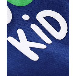Babyhug Full Sleeves Tee Coolest Print - Navy Blue
