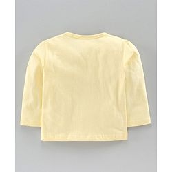Babyhug Organic Cotton Full Sleeves Tee Heart Print Pack of 3 - Blue Pink Yellow