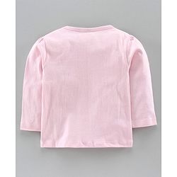Babyhug Organic Cotton Full Sleeves Tee Heart Print Pack of 3 - Blue Pink Yellow
