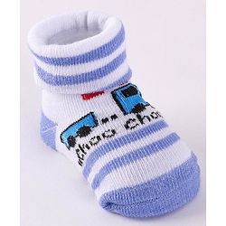 Cute Walk by Babyhug Socks Shoes Pack of 3 - Multicolor