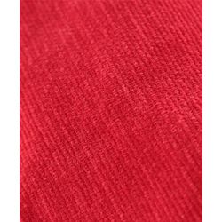 Babyhug Full Length Corduroy Pant Heart Embroidered - Red