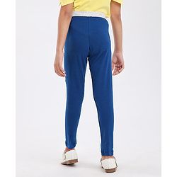 Babyhug Full Length Legging Heart Print - Blue