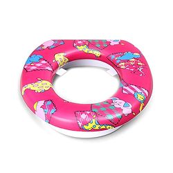 Babyhug Soft Potty Seat Crocodile And Elephant Print - Pink