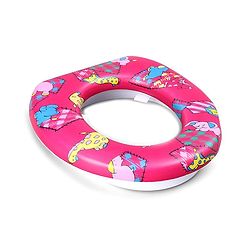 Babyhug Soft Potty Seat Crocodile And Elephant Print - Pink