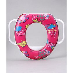 Babyhug Soft Potty Seat With Handle - Multicolor