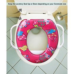 Babyhug Soft Potty Seat With Handle - Multicolor