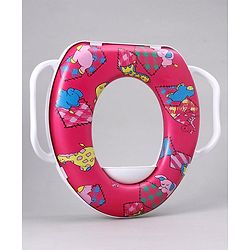 Babyhug Soft Potty Seat With Handle - Multicolor