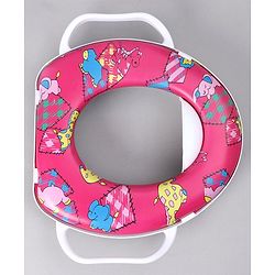 Babyhug Soft Potty Seat With Handle - Multicolor