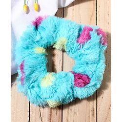 Babyhug Fur Hair Rubber Band  - Blue