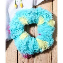 Babyhug Fur Hair Rubber Band  - Blue