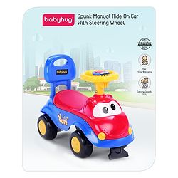 Babyhug Manual Ride On - Pink and Blue