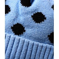 Babyhug Woollen Cap Pom Pom Detailing Pink - Diameter 10.5 cm