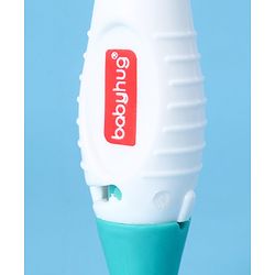 Babyhug 2-in-1 Bottle & Nipple Cleaning Brush with Flexible Bristles and Suction Base  Green | BPA Free | Easy Grip | 360° Cleaning Tool | Easy to Clean | Silicone Bristles | Anti Slip Handle