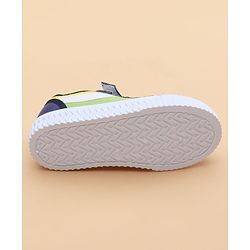Cute Walk by Babyhug Velcro Closure Solid Casual Shoes - Navy Blue