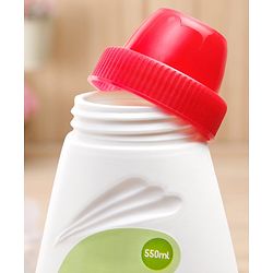 Babyhug Natural Liquid Cleanser for Feeding Bottles, Accessories, Fruits & Vegetables  Safe & Effective Disinfectant - 550 ml | pH Balance | Biodegradable | Anti-Bacterial