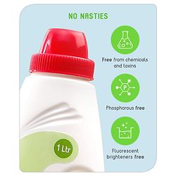 Babyhug Home All Purpose Neem Oil Cleanser for Baby-Safe Cleaning 1000ml | Multipurpose Surface Cleaner for Toys & Floors | kills 99.9% Germs | Anti- Bacterial | Natural | Phosphorus Free