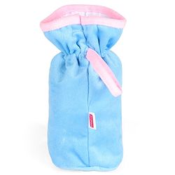 Babyhug Velour Plush Bottle Cover Kitty Motif Large - Fits 330 ml