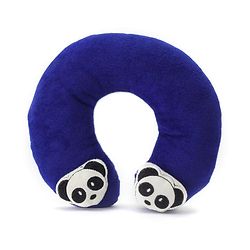 Babyhug Neck Supporter Pillow Navy With Two Motifs - Panda
