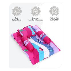 Babyhug Premium Gadda Set - Mini Cars Print