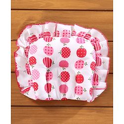 Babyhug Cherry Print Gadda Set With Mosquito Net - Red