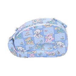 Babyhug Cotton Blend Feeding Pillow Animals And Bird Print - Blue