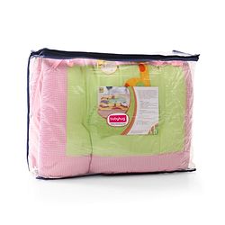 Babyhug Cotton Blend Gadda Set Teddy Embroidery - Blue