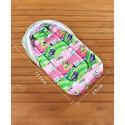 Babyhug Cotton Mosquito Net With Mattress Printed