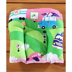 Babyhug Cotton Mosquito Net With Mattress Printed