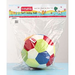 Babyhug Soft Ball Medium Multicolor - Height 16 cm