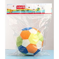 Babyhug Soft Ball Medium Multicolor - Height 16 cm