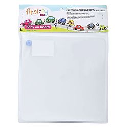 Firstcry Baby On Board Sign With Suction Cup - Pink