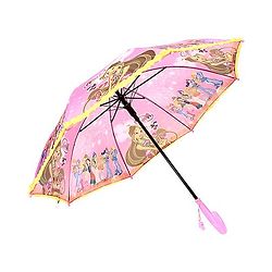 Babyhug Umbrella Winx Mission Enchantix Print - Light Pink and Yellow