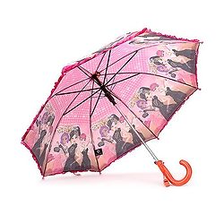 Babyhug Umbrella With Print - Pink
