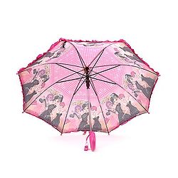 Babyhug Umbrella With Print - Pink