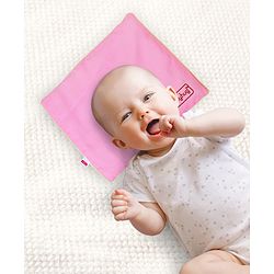 Babyhug Rai (Mustard) Seed Filling Pillow Rectangle Shape Pink - 1 Kg Rai Seeds