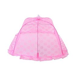 Babyhug Mosquito Net Floral Design Pink - Large