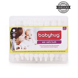 Babyhug Cotton Buds with Ear Drum Protection - 55 Pieces