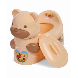 Babyhug Teddy Potty Seat - Brown
