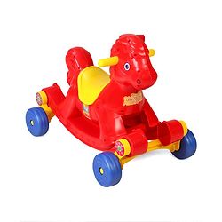 Babyhug Rock 'O' Ride Pony Ride-on - Red