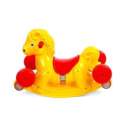 Babyhug Rock 'O' Ride Pony Ride-on - Yellow
