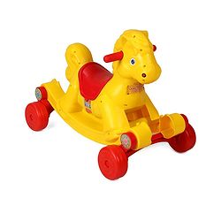 Babyhug Rock 'O' Ride Pony Ride-on - Yellow