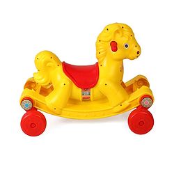Babyhug Rock 'O' Ride Pony Ride-on - Yellow