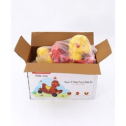 Babyhug Rock 'O' Ride Pony Ride-on - Yellow
