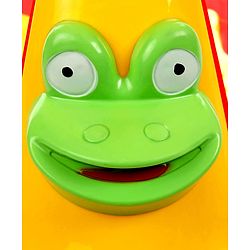 Babyhug Froggy Gyro Swing Car With Easy Steering Wheel - Red