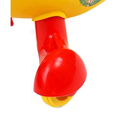 Babyhug Froggy Gyro Swing Car With Easy Steering Wheel - Yellow