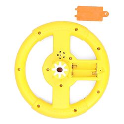 Babyhug Froggy Gyro Swing Car With Easy Steering Wheel - Blue
